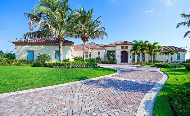 Residential Paver Driveway in Indian River Shores, FL